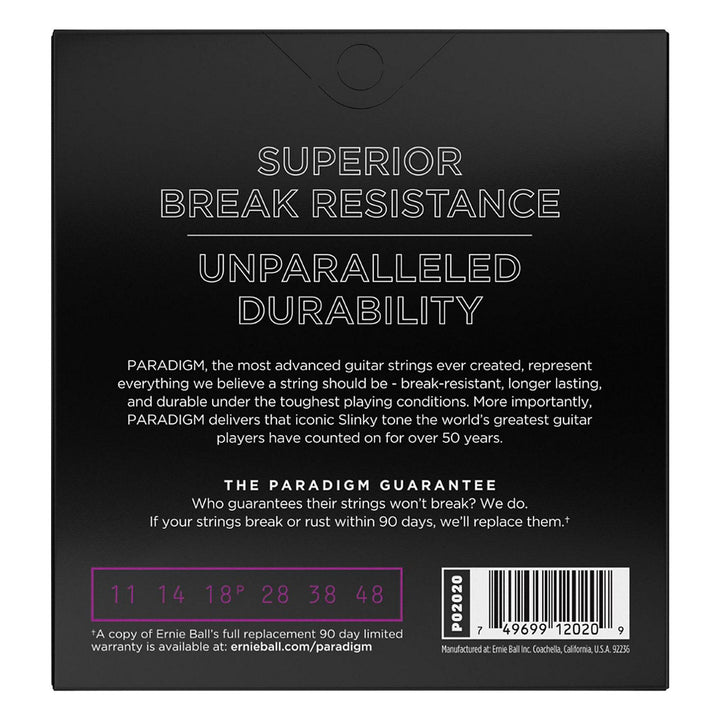 Ernie Ball Paradigm Power Slinky Electric Guitar Strings 11-48