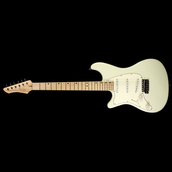 Used John Page Classic Ashburn Left-Handed Electric Guitar Olympic White