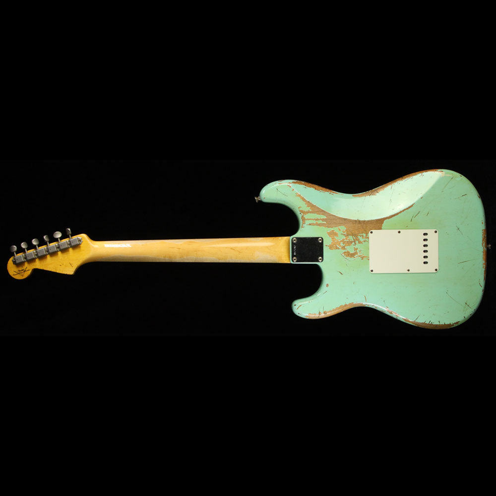 Used  Fender Custom Shop '60 Stratocaster Relic Electric Guitar Surf Green — 3