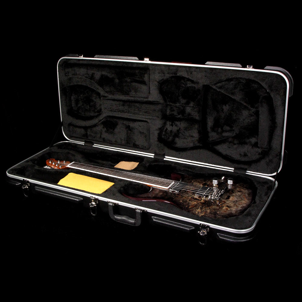 Ernie Ball Music Man Luke III Ball Family Reserve Electric Guitar Black Burl — 8