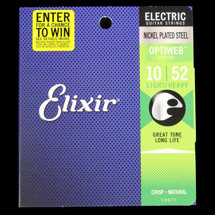 Elixir OptiWeb Electric Guitar Strings Light/Heavy