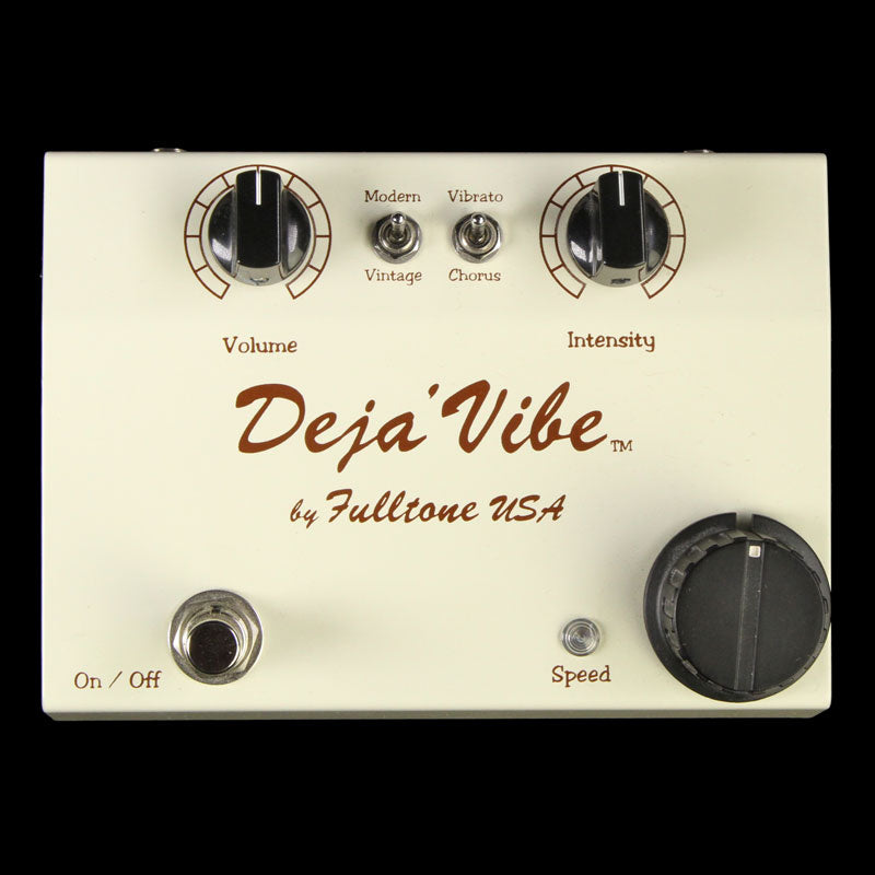 Used Fulltone Mini Deja Vibe Guitar Effects Pedal Cream | The Music Zoo Used Fulltone Mini Deja Vibe Guitar Effects Pedal Cream | The Music Zoo
