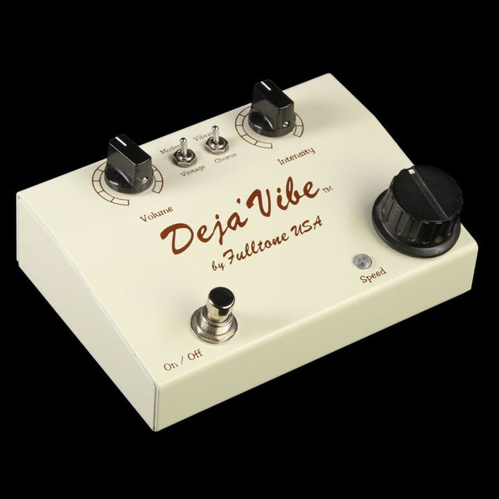 Used Fulltone Mini Deja Vibe Guitar Effects Pedal Cream
