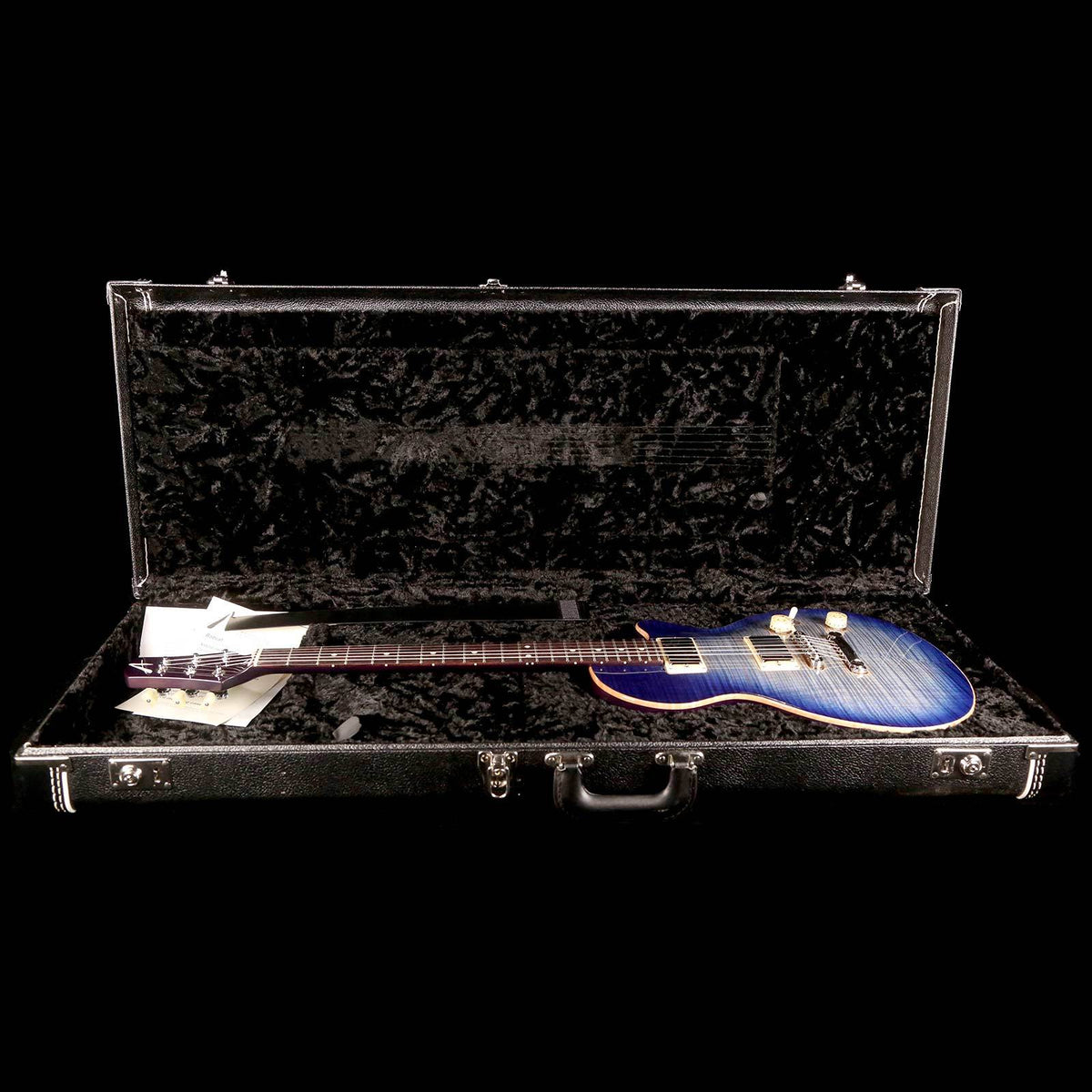 Tom Anderson Guitarworks Bobcat Jacks Blue Burst — 8