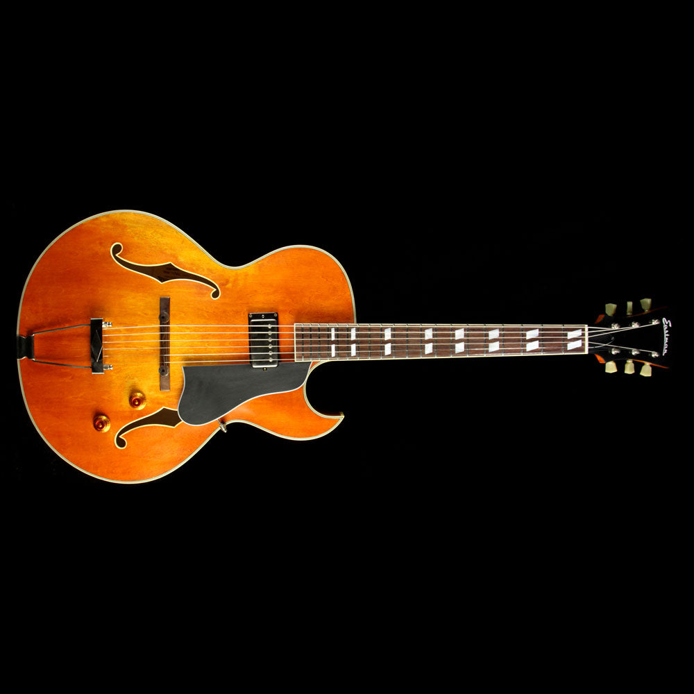 Used Eastman T49/v Archtop Electric Guitar Antique Amber | The