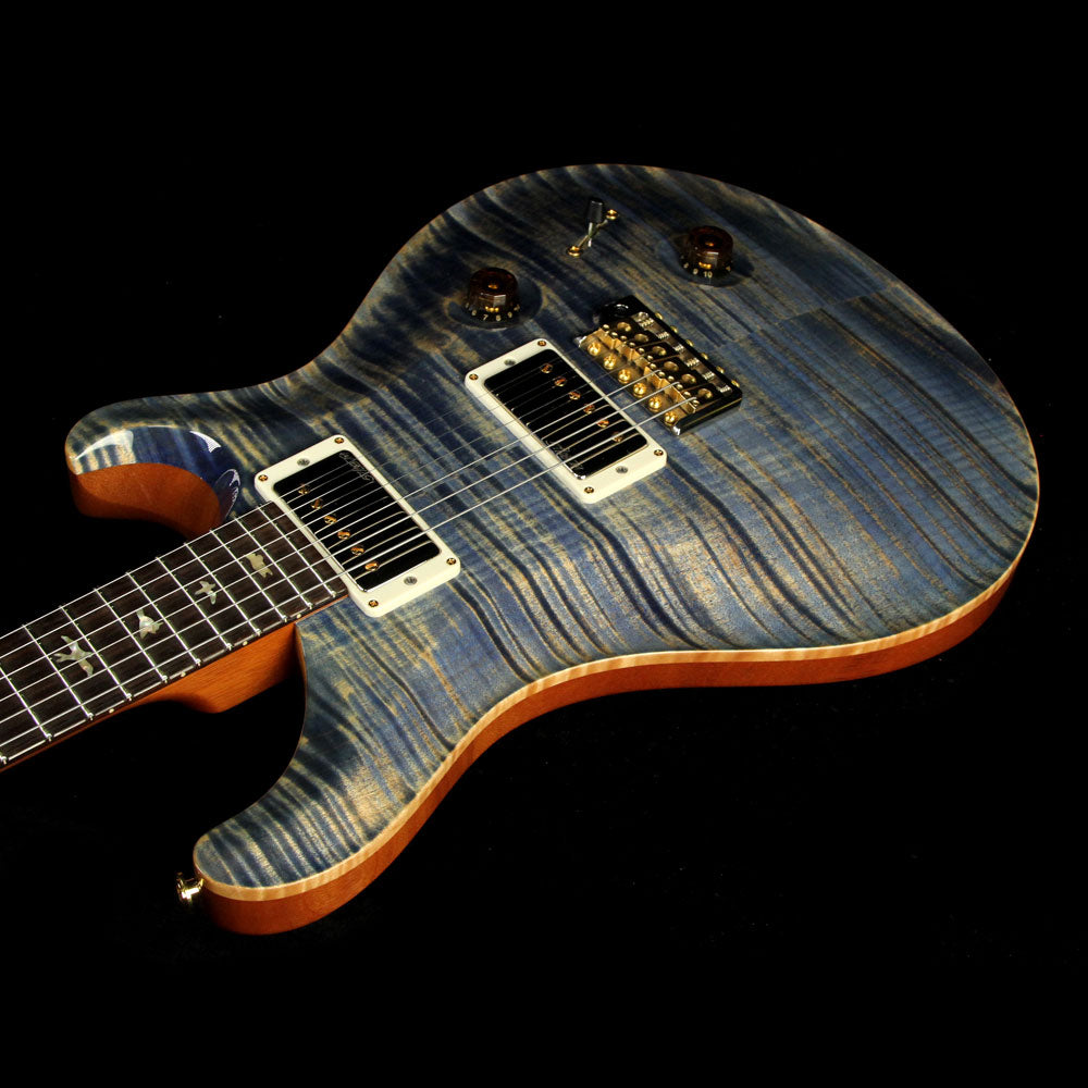 Used Paul Reed Smith PRS Custom 22 10 Top Electric Guitar Faded Blue Jean — 6