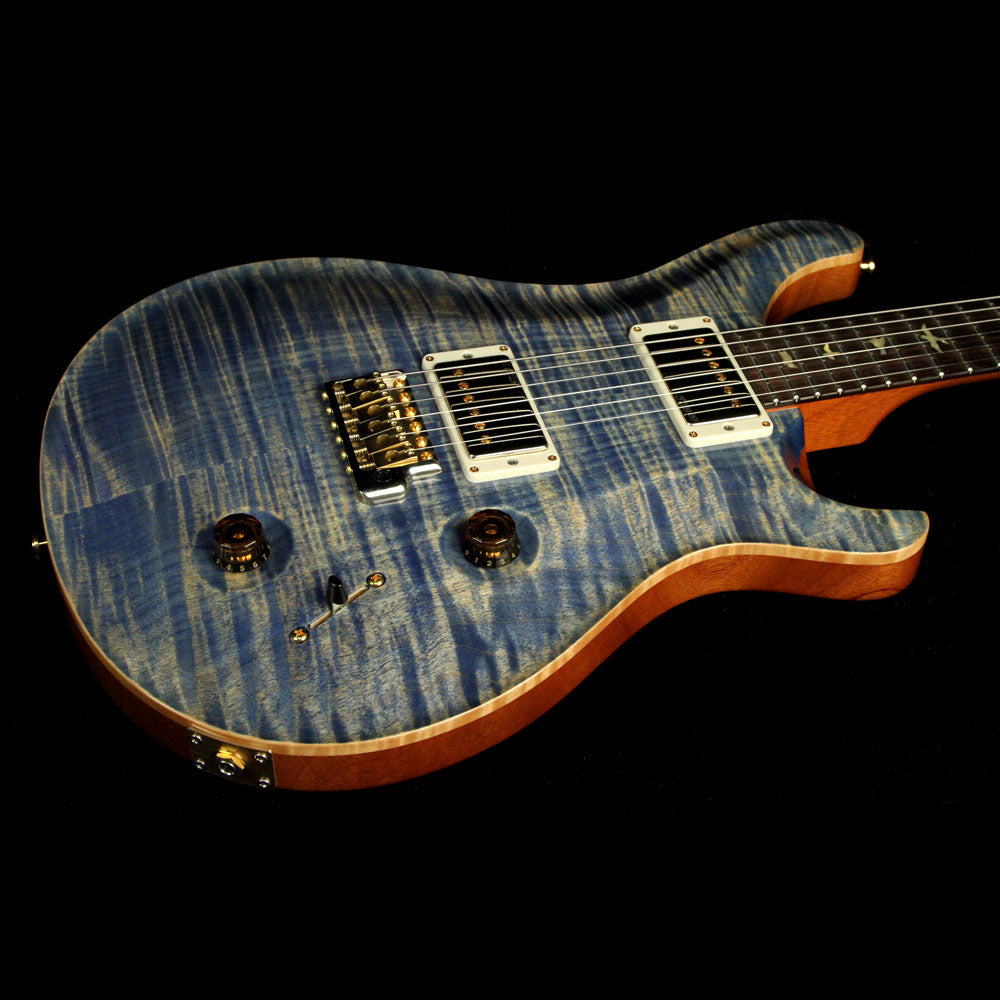 Used Paul Reed Smith PRS Custom 22 10 Top Electric Guitar Faded Blue Jean — 7
