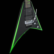 Jackson X Series Rhoads RRX24 Black with Neon Green Bevels