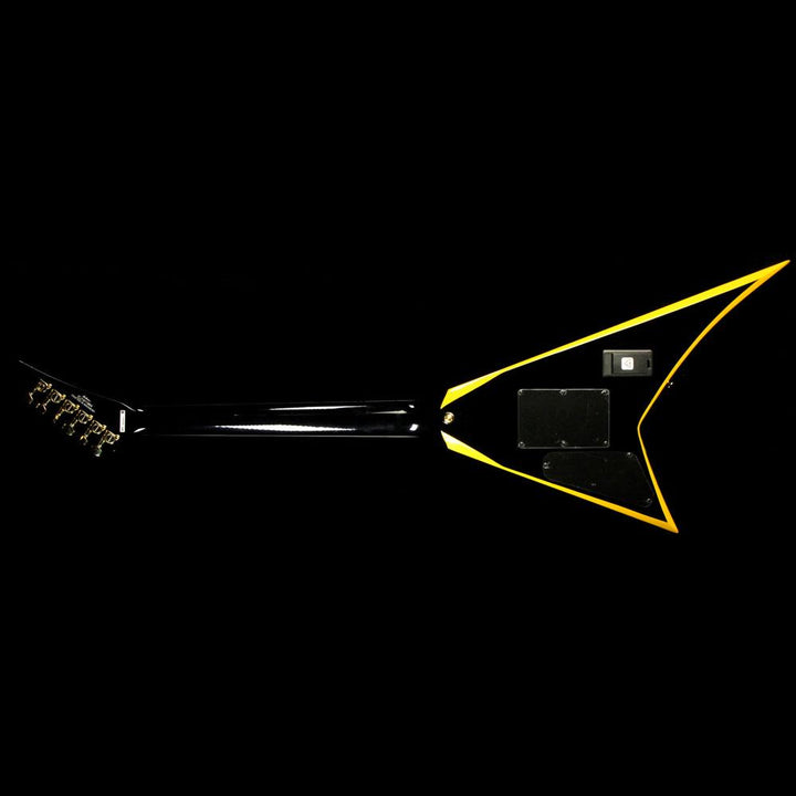 Jackson X Series Rhoads RRX24 Electric Guitar Black with Yellow Bevels