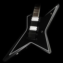 Jackson X Series Gus G. Star Satin Black with White Pinstripes