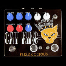 Fuzzrocious Cat King Fuzz with Momentary Feedback Switch Effects Pedal