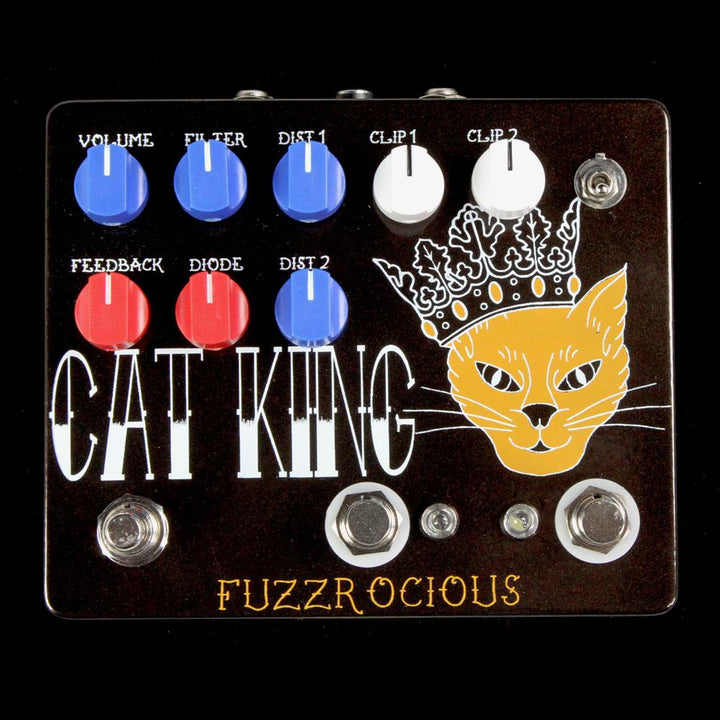 Fuzzrocious Cat King Fuzz with Momentary Feedback Switch Effects Pedal