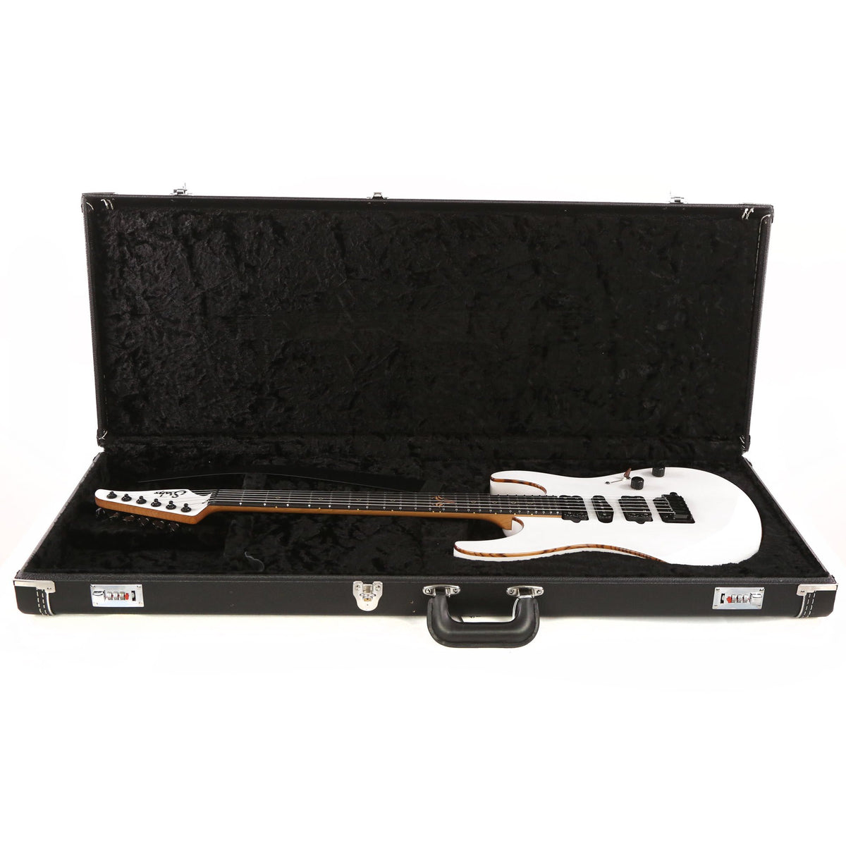 Suhr Modern Zebrawood Top Trans White — 9