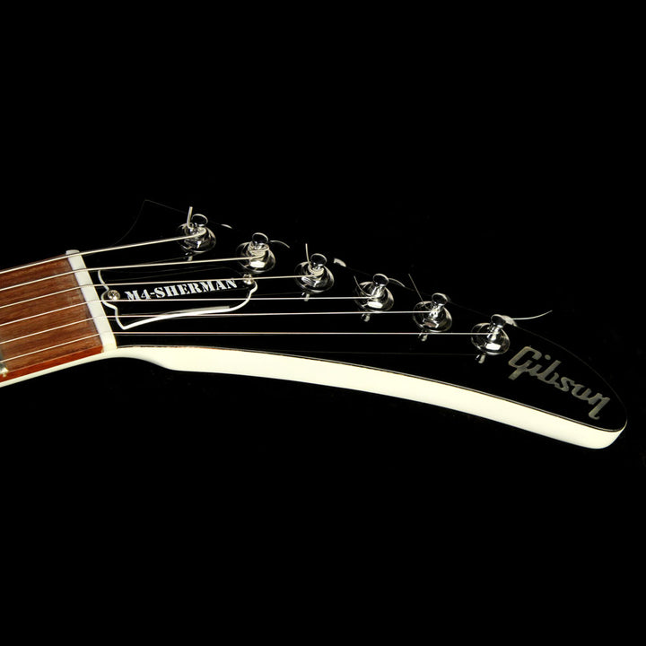 Used 2012 Gibson Jason Hook M-4 Sherman Explorer Signature Electric Guitar Arctic White
