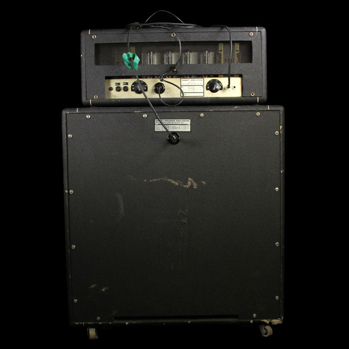 1973 Hiwatt DR103 100 Watt Guitar Amplifier Head and SE4123 4x12 Fane-Loaded Speaker Cabinet
