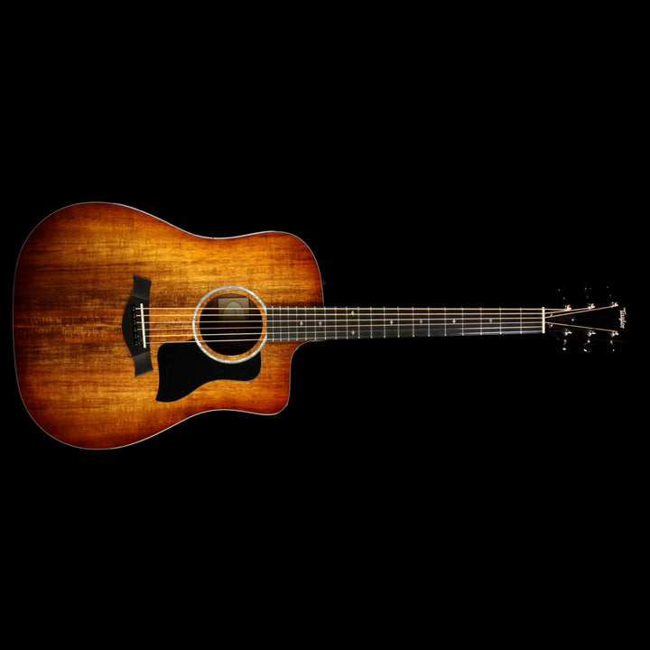 Taylor 220ce-K DLX Koa Dreadnought Acoustic Guitar Edgeburst