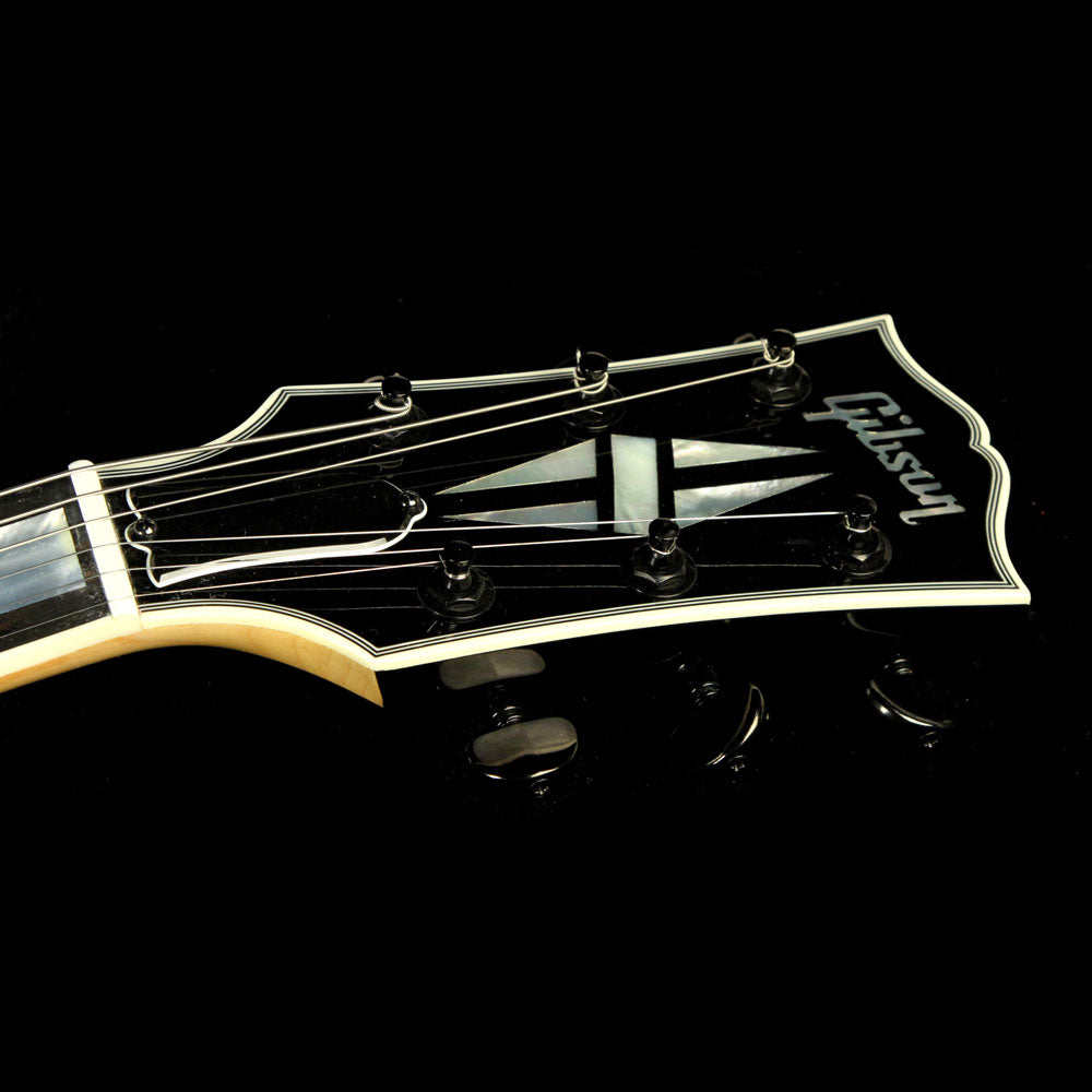 Used 2008 Gibson Custom Limited Zakk Wylde ZV Electric Guitar Black/White Bullseye & Autographed — 4