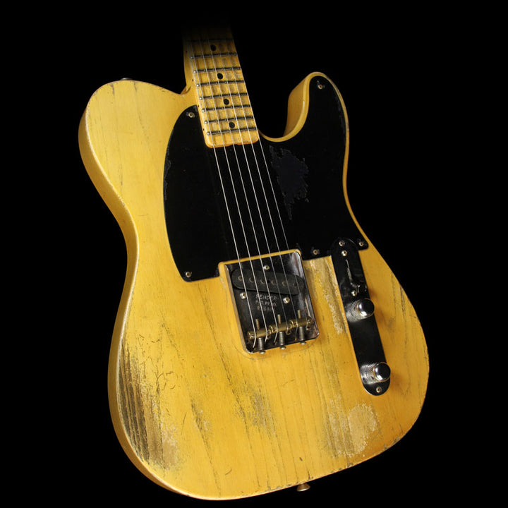 Fender Custom Shop Masterbuilt Dale Wilson '55 Blackguard Esquire Relic Electric Guitar Smoked Butterscotch Blonde