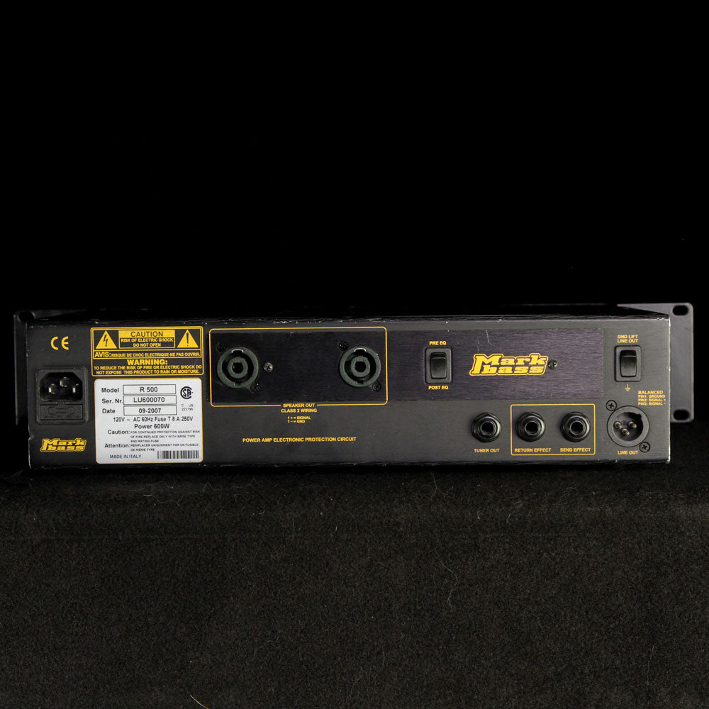 Used Markbass R500 500W Bass Amp Head and 104HR 4x10