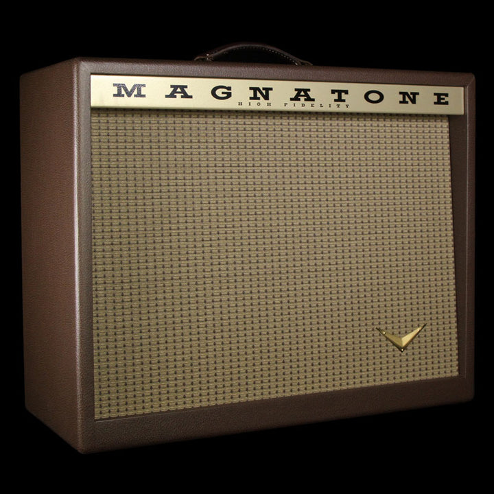 Magnatone Traditional Collection 1x12 Electric Guitar Amplifier Cabinet Brown