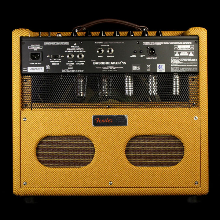 Fender LTD Bassbreaker 15 Combo Amplifier Lacquered Tweed