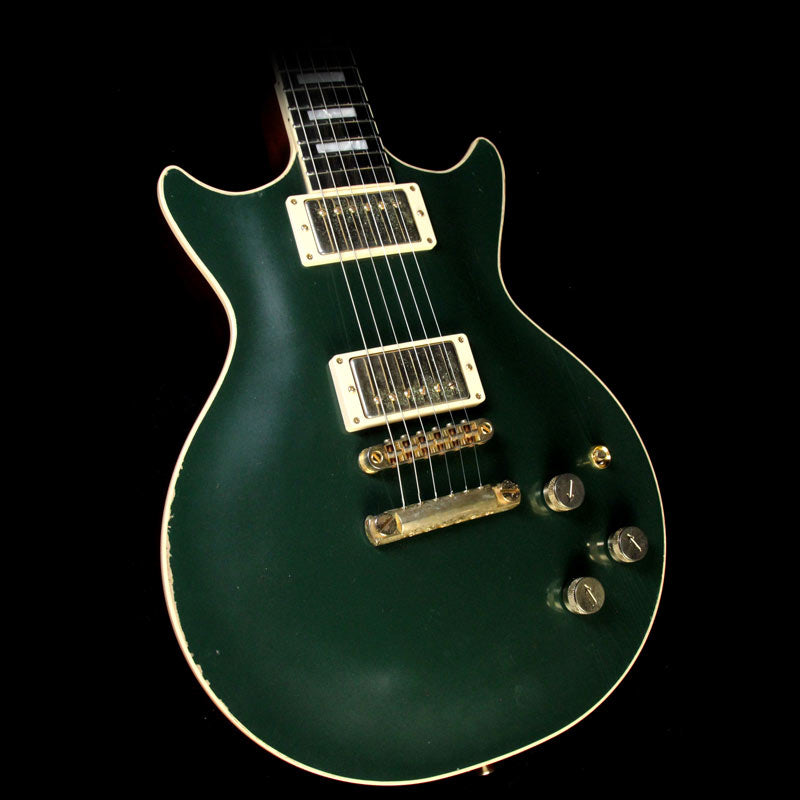 Rock N Roll Relics Starfighter Carve Top Electric Guitar Medium Aged Cadillac Green — 1