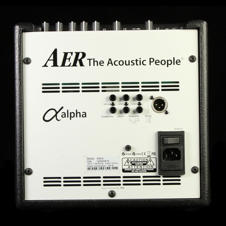 AER Alpha Instrument and XLR Input Guitar and Vocal Combo Amplifier