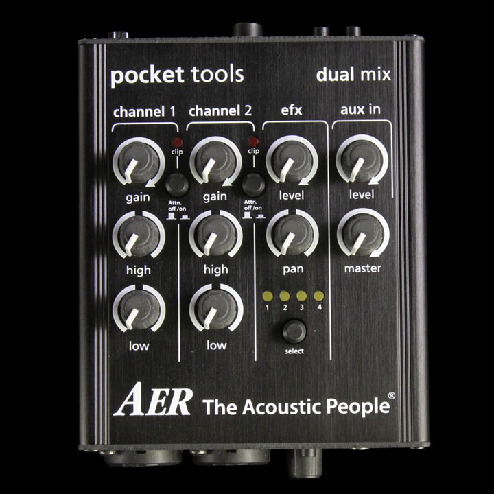 AER Dual Mix 2 Pre-Amplifier Mixer Effect Pedal