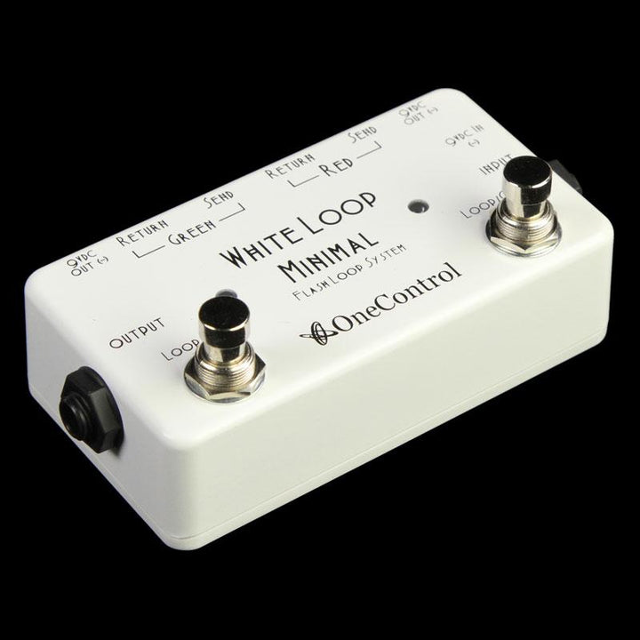One Control White Loop 2-Loop True Bypass Looper Effect Pedal