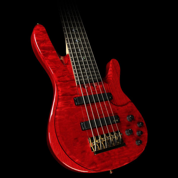 Used Yamaha TRBJP2 John Patitucci Signature Electric Bass Guitar Translucent Dark Red