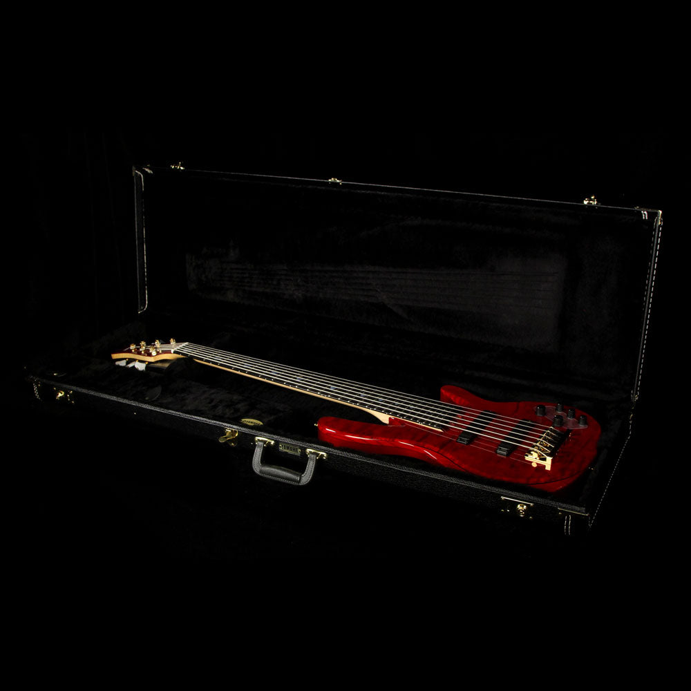 Used Yamaha TRBJP2 John Patitucci Signature Electric Bass Guitar Translucent Dark Red — 5