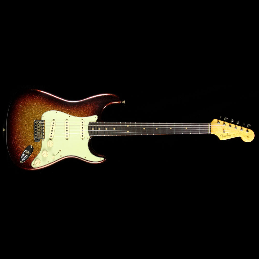 Fender Custom Shop Flash Coat 60s Stratocaster 3 Tone Sunburst Guitar For  Sale The Fellowship Of Acoustics