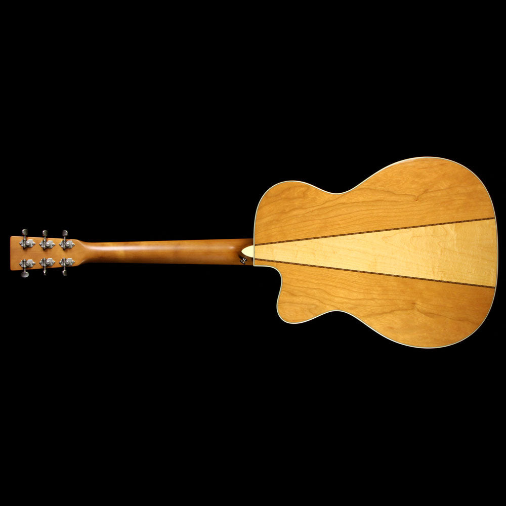Used Martin OMC Sustainable Cherry Acoustic Guitar Natural — 3