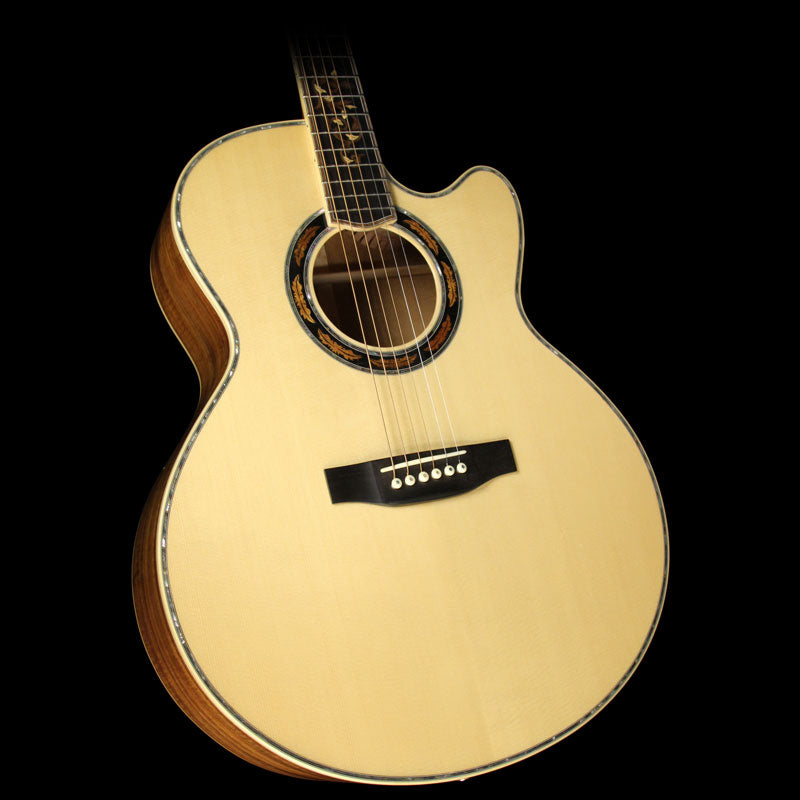 Used 2010 Magnum Opus MJ-310CK Mini Jumbo Acoustic Guitar Natural — 1