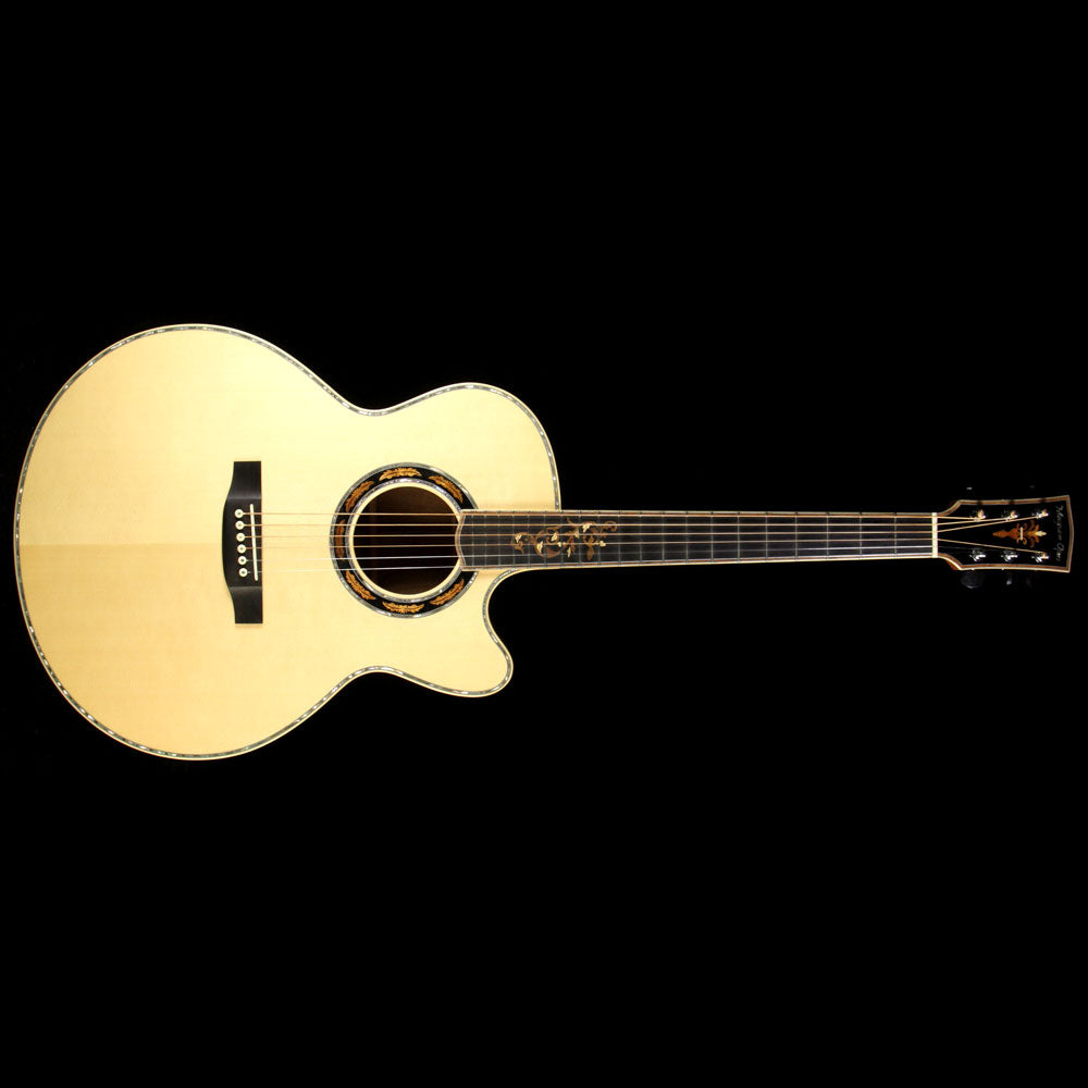 Used 2010 Magnum Opus MJ-310CK Mini Jumbo Acoustic Guitar Natural — 2