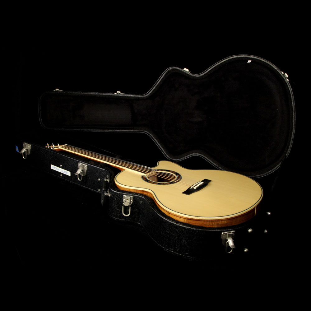 Used 2010 Magnum Opus MJ-310CK Mini Jumbo Acoustic Guitar Natural — 5