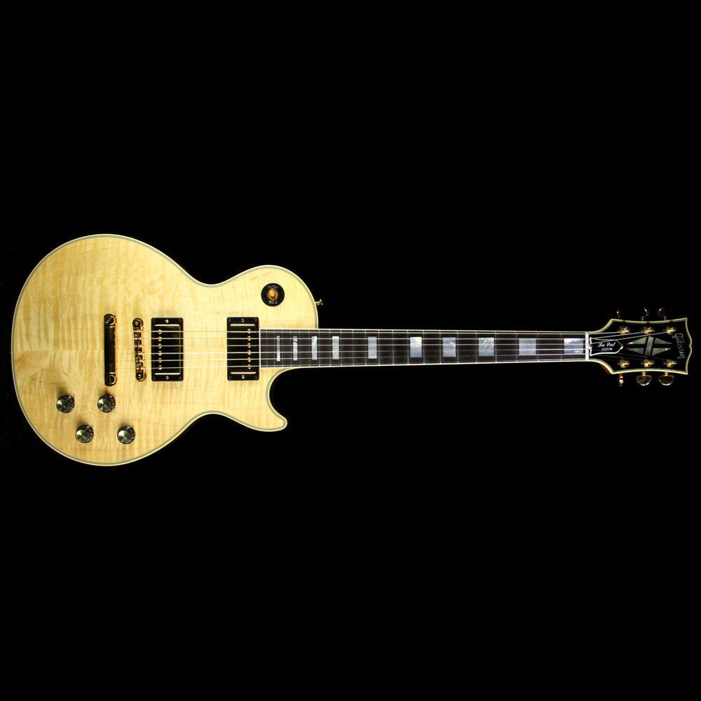 Used 2007 Gibson Custom Shop '68 Les Paul Custom Electric Guitar Antique Natural — 2