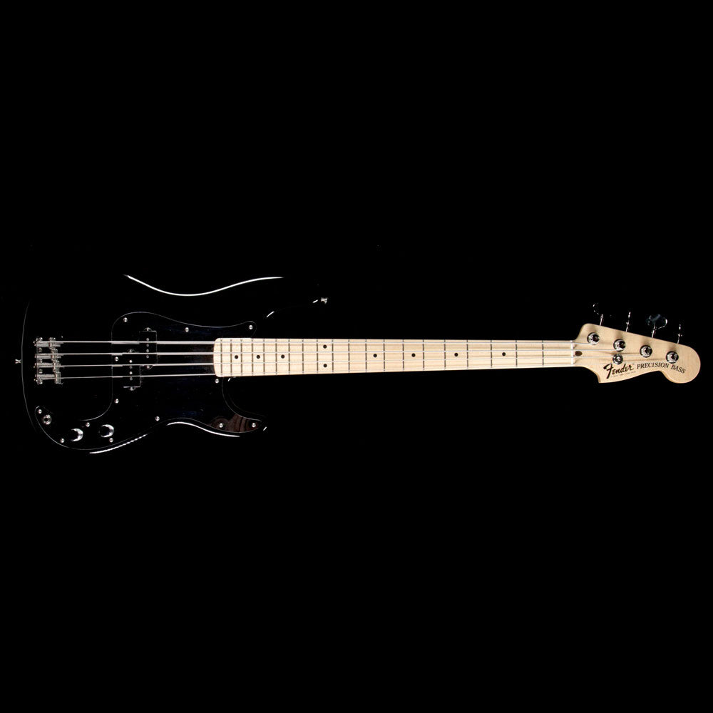 Fender Custom Shop 1970 Precision Bass Reissue NOS Electric Bass Guitar Black with Chrome Pickguard — 2