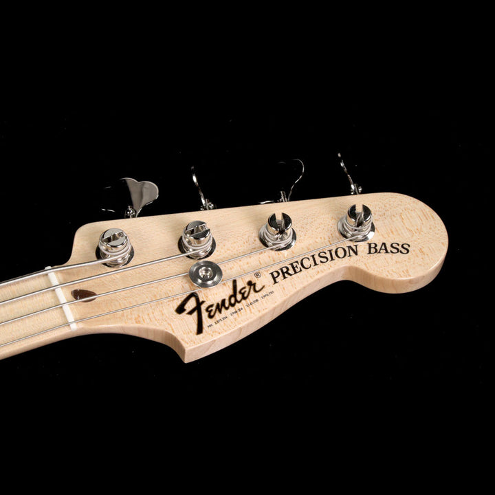Fender Custom Shop 1970 Precision Bass Reissue NOS Electric Bass Guitar Black with Chrome Pickguard
