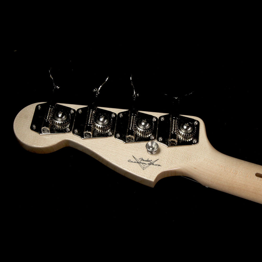 Fender Custom Shop 1970 Precision Bass Reissue NOS Electric Bass Guitar Black with Chrome Pickguard — 5