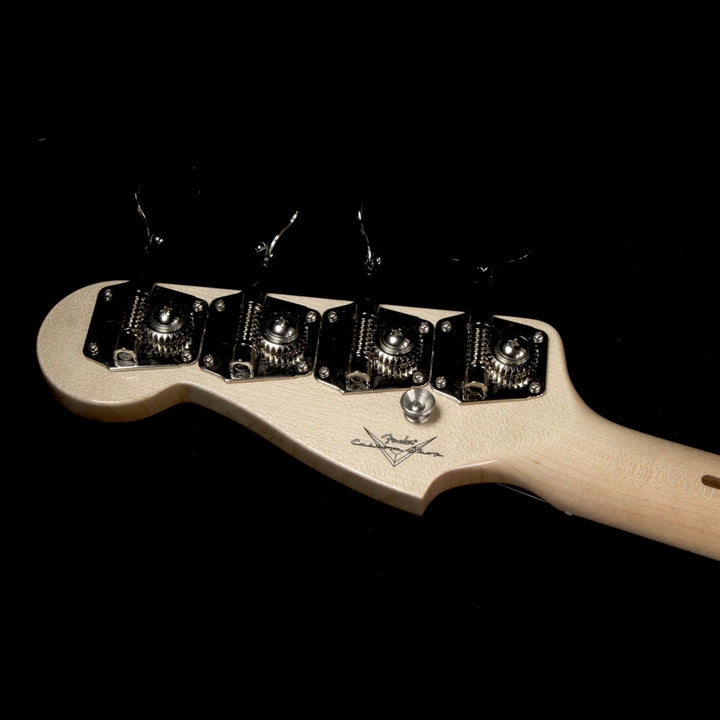 Fender Custom Shop 1970 Precision Bass Reissue NOS Electric Bass Guitar Black with Chrome Pickguard