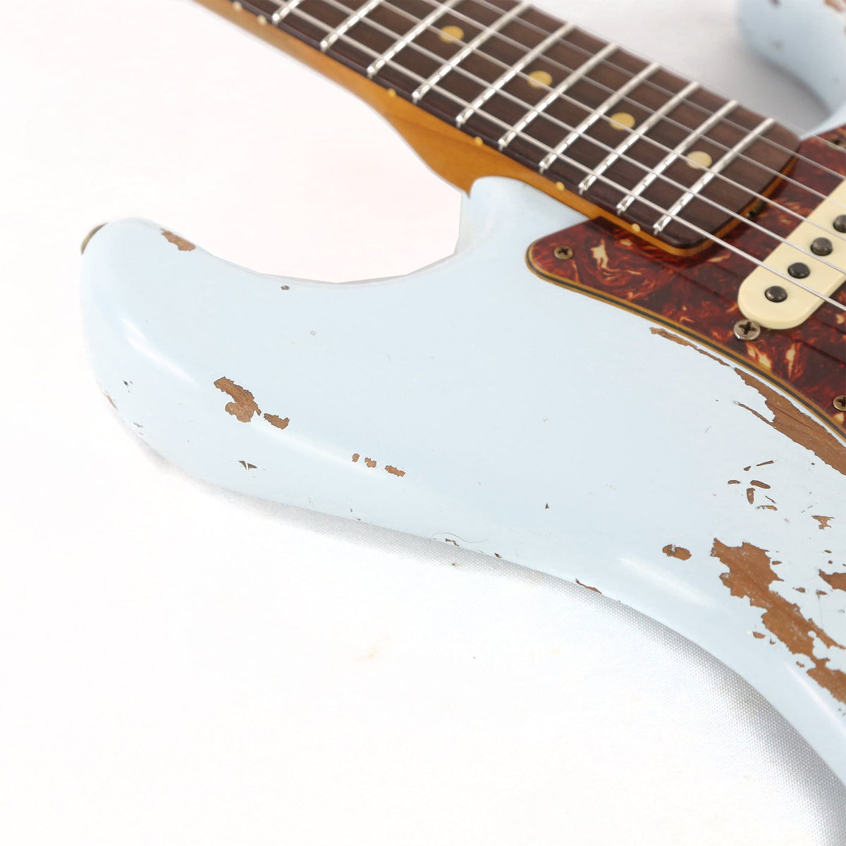 Fender Custom Shop '60s Stratocaster Heavy Relic Roasted Alder Sonic Blue — 10