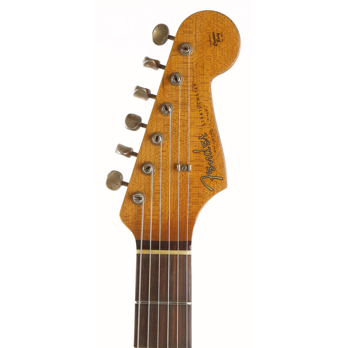 Fender Custom Shop '60s Stratocaster Heavy Relic Roasted Alder Sonic Blue — 4