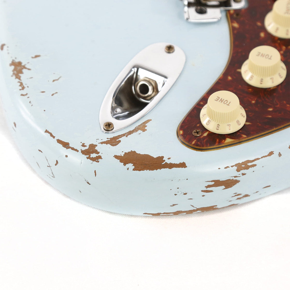 Fender Custom Shop '60s Stratocaster Heavy Relic Roasted Alder Sonic Blue — 7