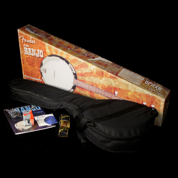 Used Fender FB-300 Banjo Pack Natural