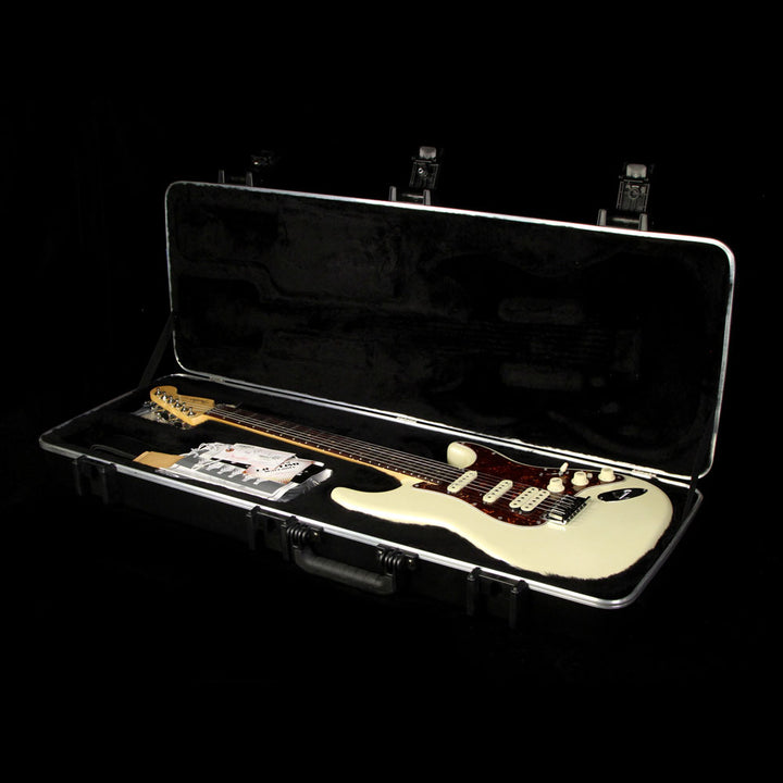 Used 2012 Fender American Deluxe Stratocaster HSS Electric Guitar Olympic Pearl