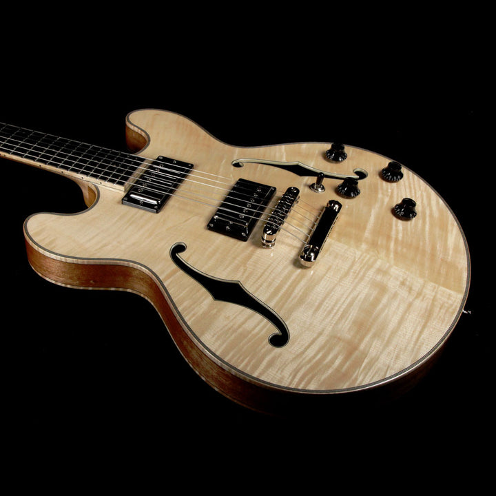 Eastman T185MX-BD Thinline Semi-Hollow Electric Guitar Blonde