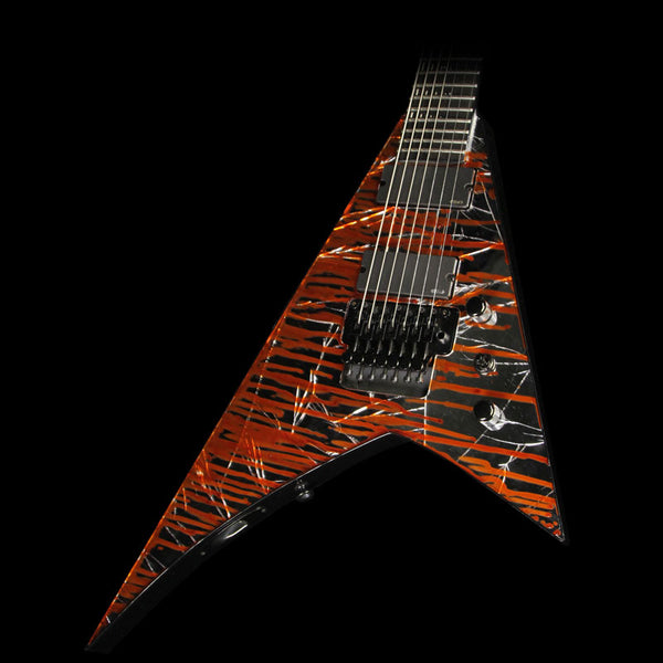 Used 2015 Jackson Custom Select Masterbuilt Pat McGarry RR-7 7-String Electric Guitar Cracked Mirror