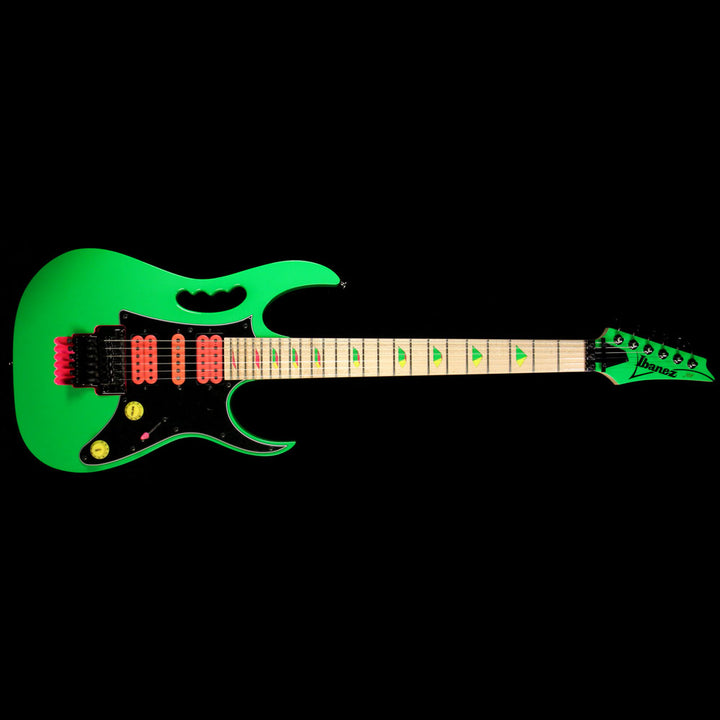 Used 2017 Ibanez JEM777 30th Anniversary Electric Guitar Loch Ness Green