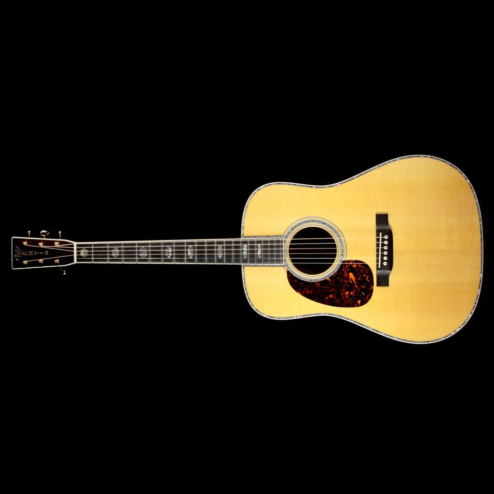 Martin D-45 Dreadnought Left-Handed Acoustic Guitar 2018 Natural — 2